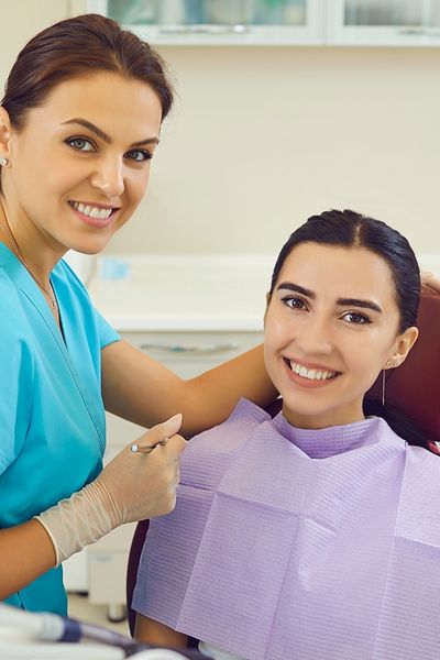A wisdom tooth that is impacted or painful