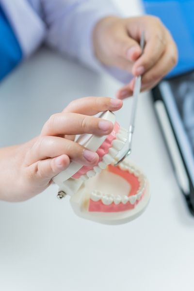 Establish healthy brushing and flossing habits
